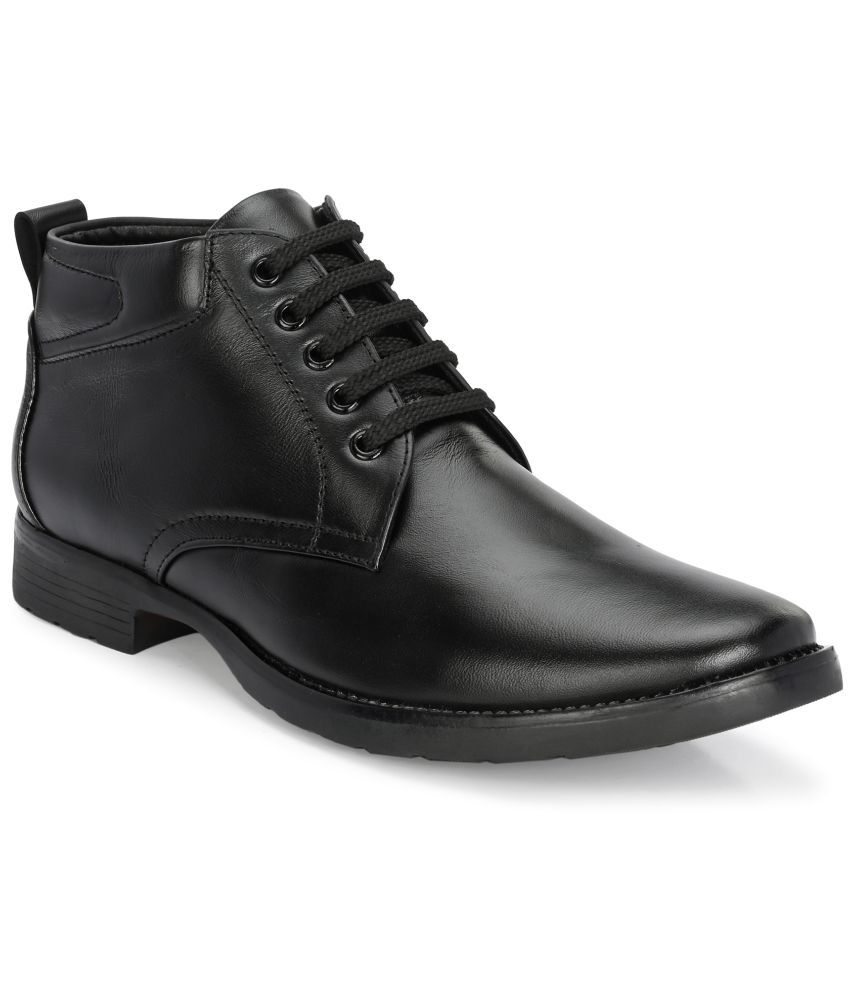     			viv Black Men's Formal Boots