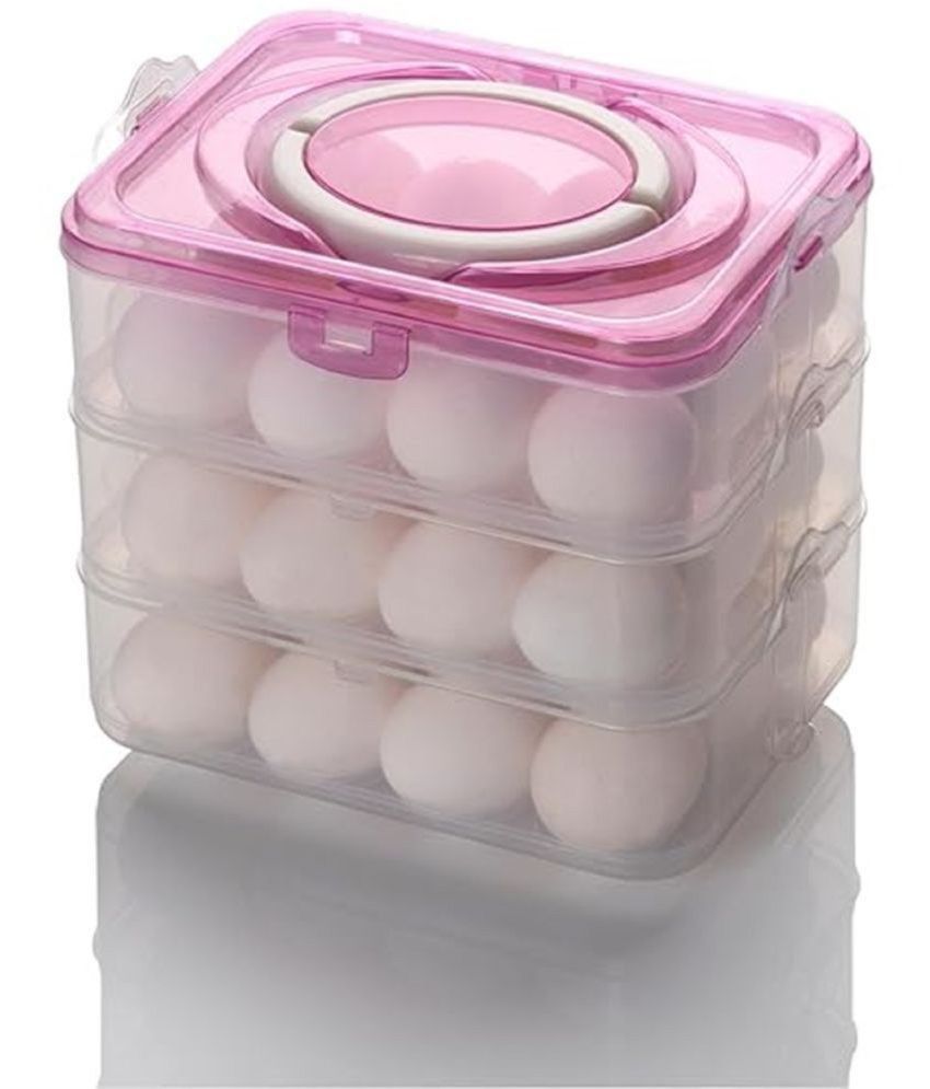     			36 Separator Refrigerator Egg Storage Container/Egg Box/ Egg storage basket with Carry Holder