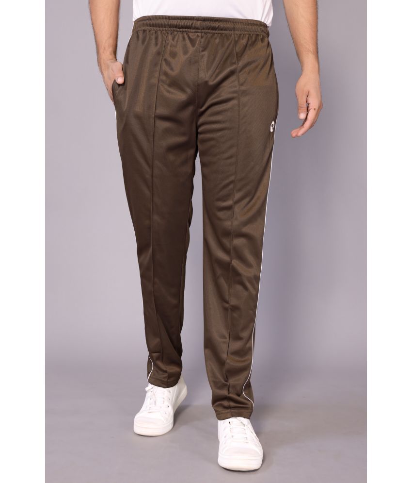     			Estro Brown Polyester Men's Trackpants ( Pack of 1 )