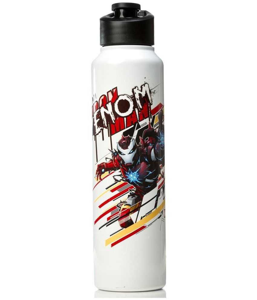     			Gluman - Disney Iron Man Venom Unica Multicolor School Water Bottle 1000 mL ( Set of 1 )