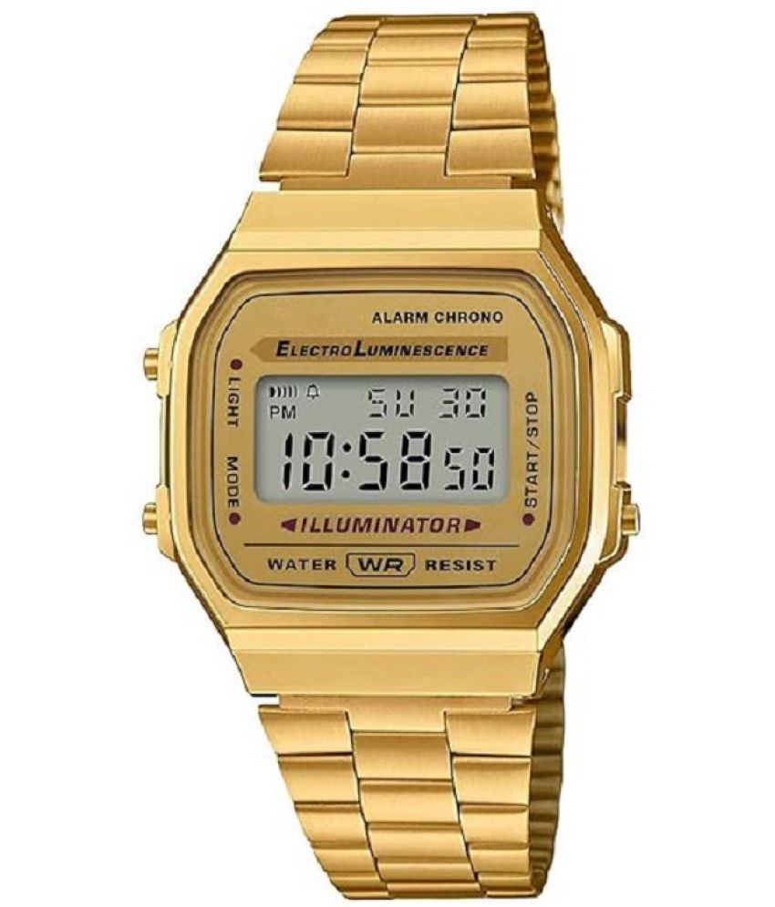     			Newman Gold Metal Digital Men's Watch