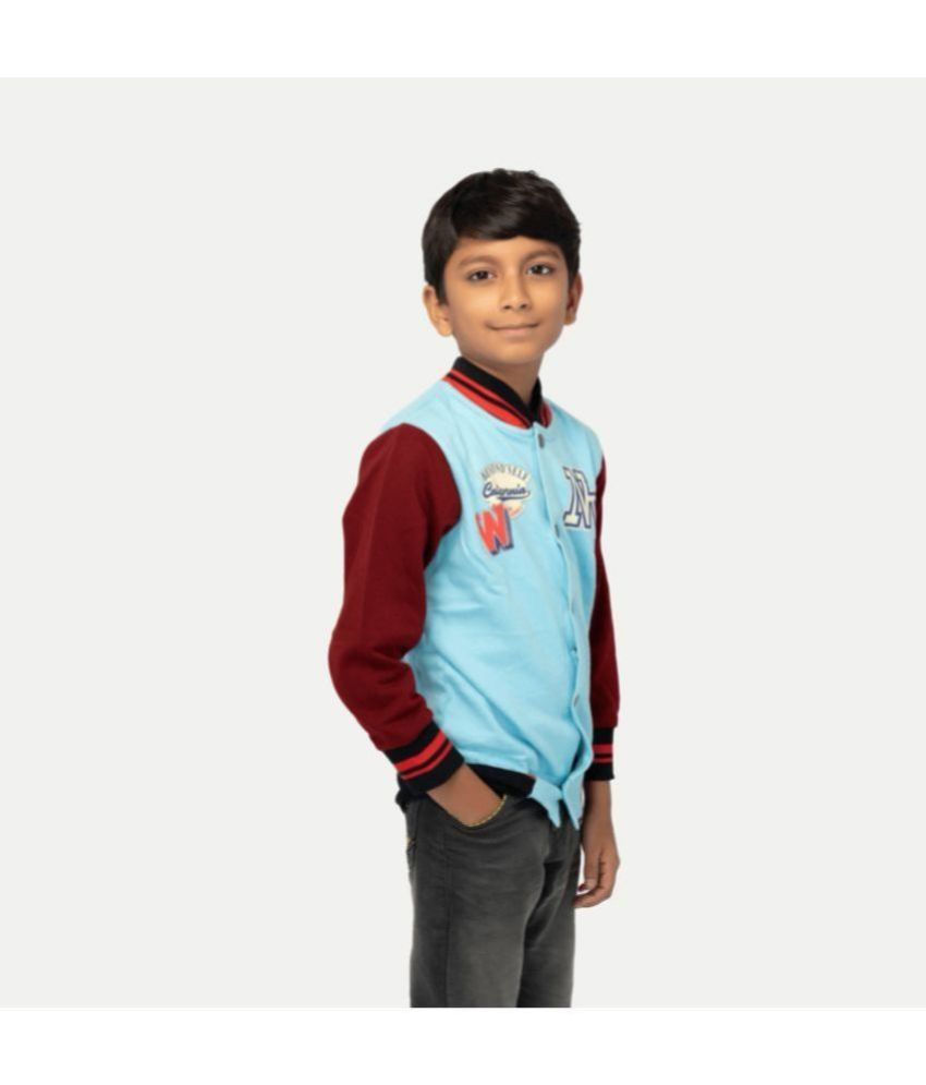     			Radprix Blue Cotton Blend Boys Casual Jacket ( Pack of 1 )