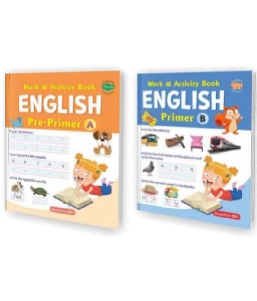     			Work And Activity Book English Primer-A, Work And Activity Book English Primer-B | Set Of 2 Writing And Activity Books (Paperback, Manoj Publications Editorial Board)