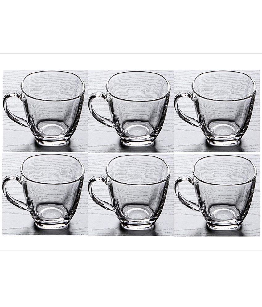     			KALPVRUKSH ENTERPRISE Solid Glass Tea Cup 140 ml ( Pack of 6 )