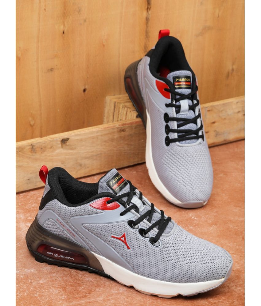     			Abros DECCAN Gray Men's Sports Running Shoes