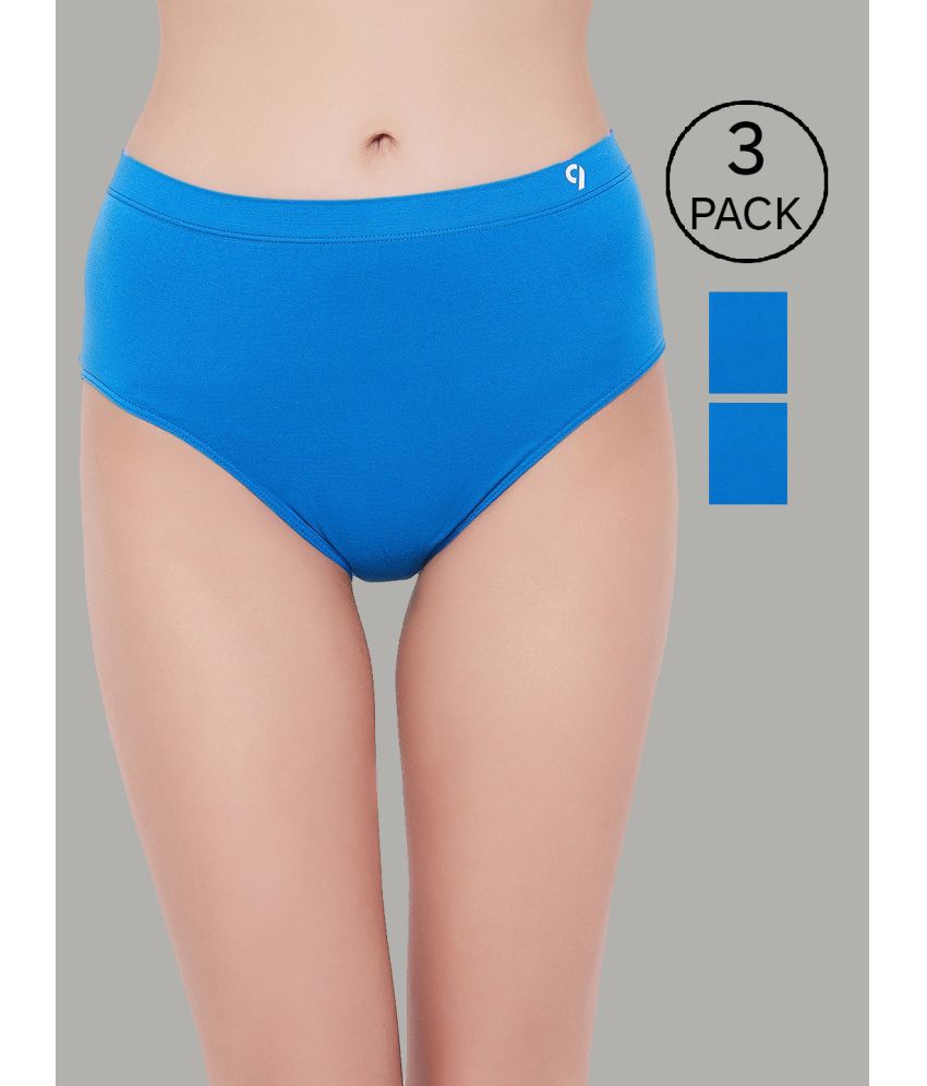     			C9 Airwear Blue Nylon Solid Women's Bikini ( Pack of 3 )