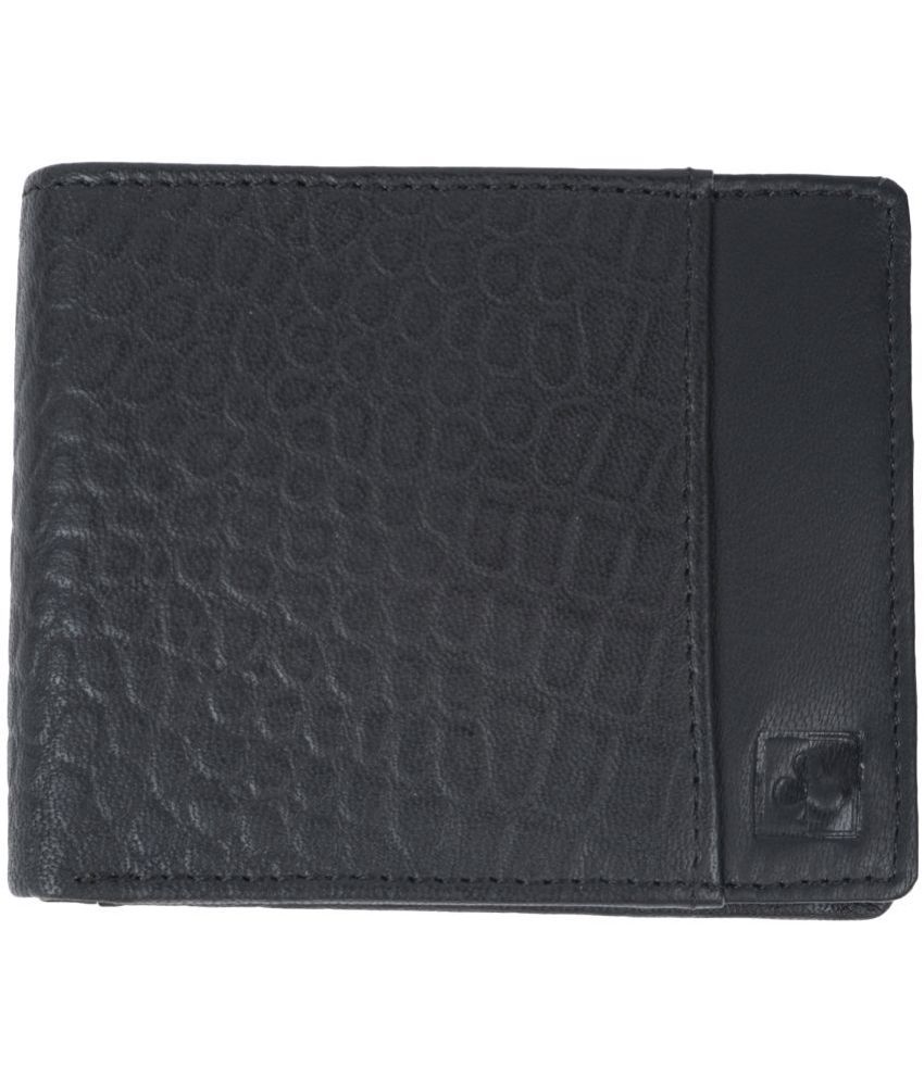     			CIMONI Black Leather Men's Two Fold Wallet ( Pack of 1 )