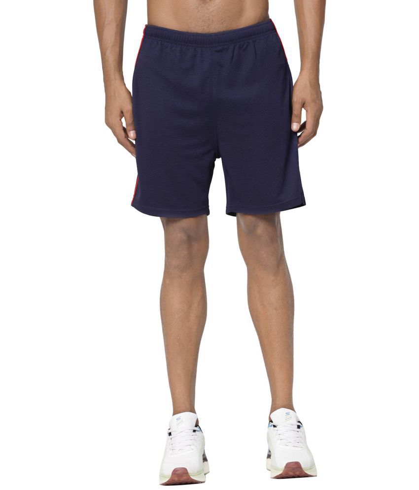     			EPPE Blue Polyester Men's Shorts ( Pack of 1 )