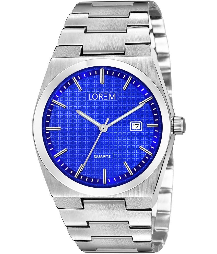     			Lorem Silver Stainless Steel Analog Men's Watch