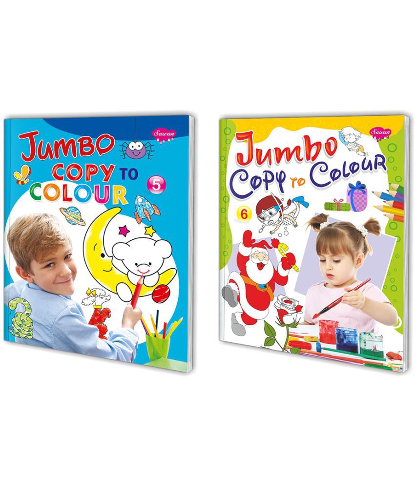     			Sawan Jumbo Copy To Colour-5 And Jumbo Copy To Colour-6 | Set Of 2 Books (Paperback, Manoj Publications Editorial Board)