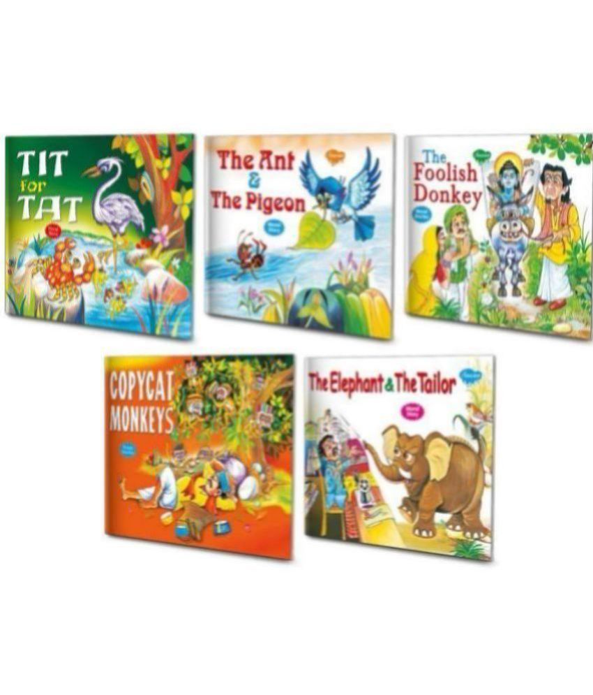     			Tit For Tat, The Ant & The Pigon, The Foolish Donkey, Copycat Monkeys, The Elephant & The Tailor | 5 Moral Stories By Sawan (Paperback, Manoj Publications Editorial Board)