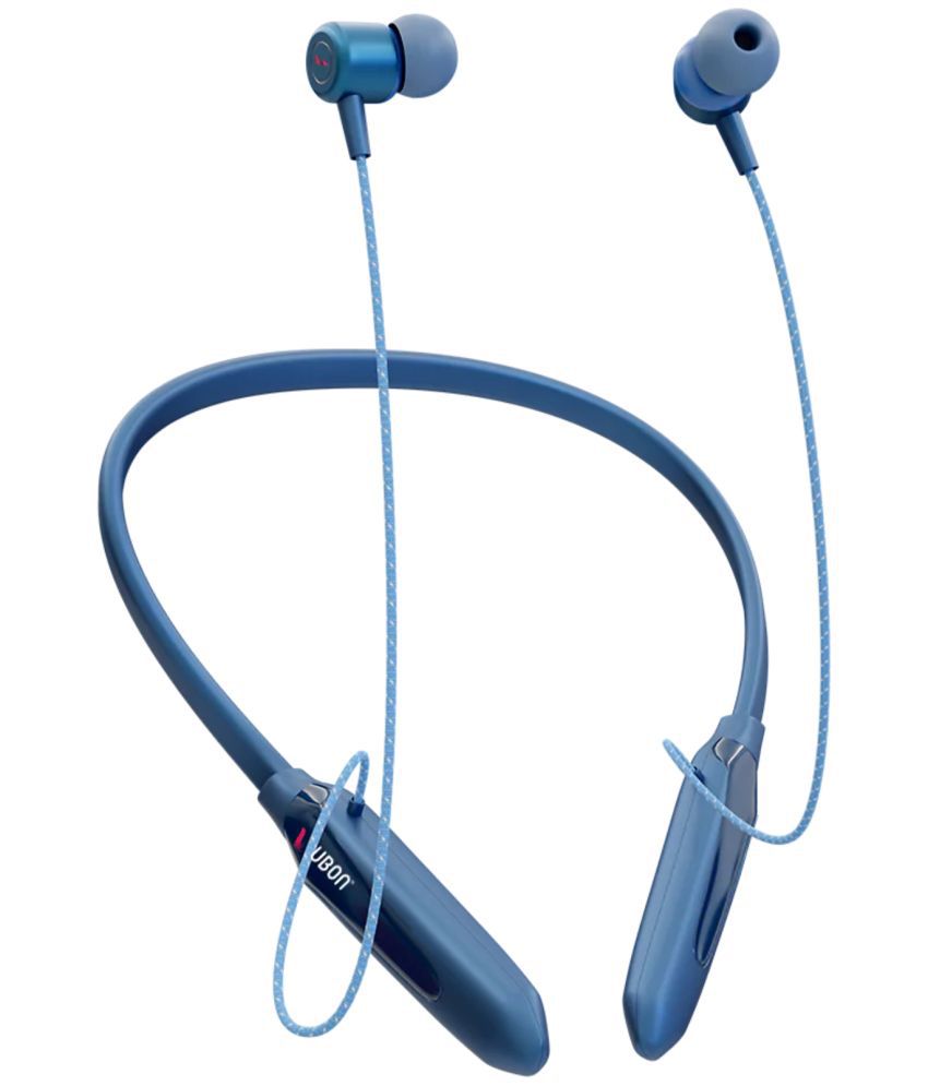     			UBON CL-37 KING Bluetooth Bluetooth Neckband On Ear 50 Hours Playback Active Noise cancellation IPX4(Splash & Sweat Proof) Blue