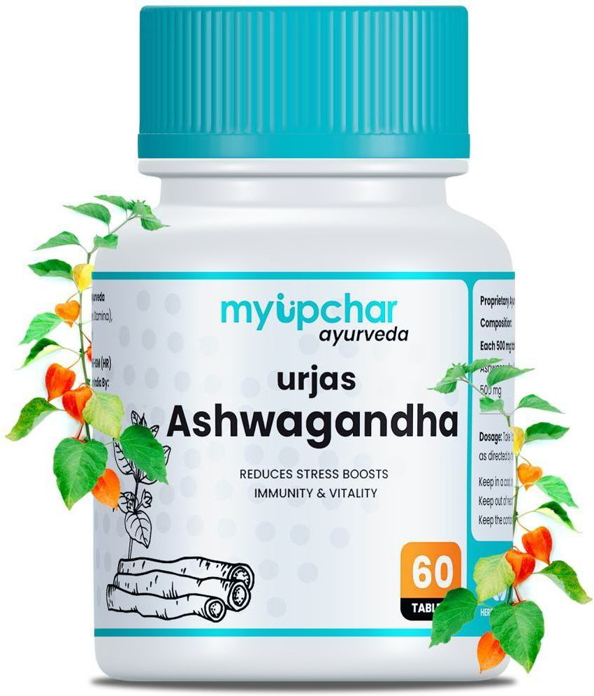     			myUpchar Ayurveda Urjas 10x Stronger Ashwagandha 60 Tablets|Boost Immunity, helps in Reducing Stress