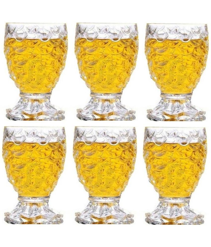     			1st Time A-116 Glass Beer Glasses & Mug 140 ml ( Pack of 6 )