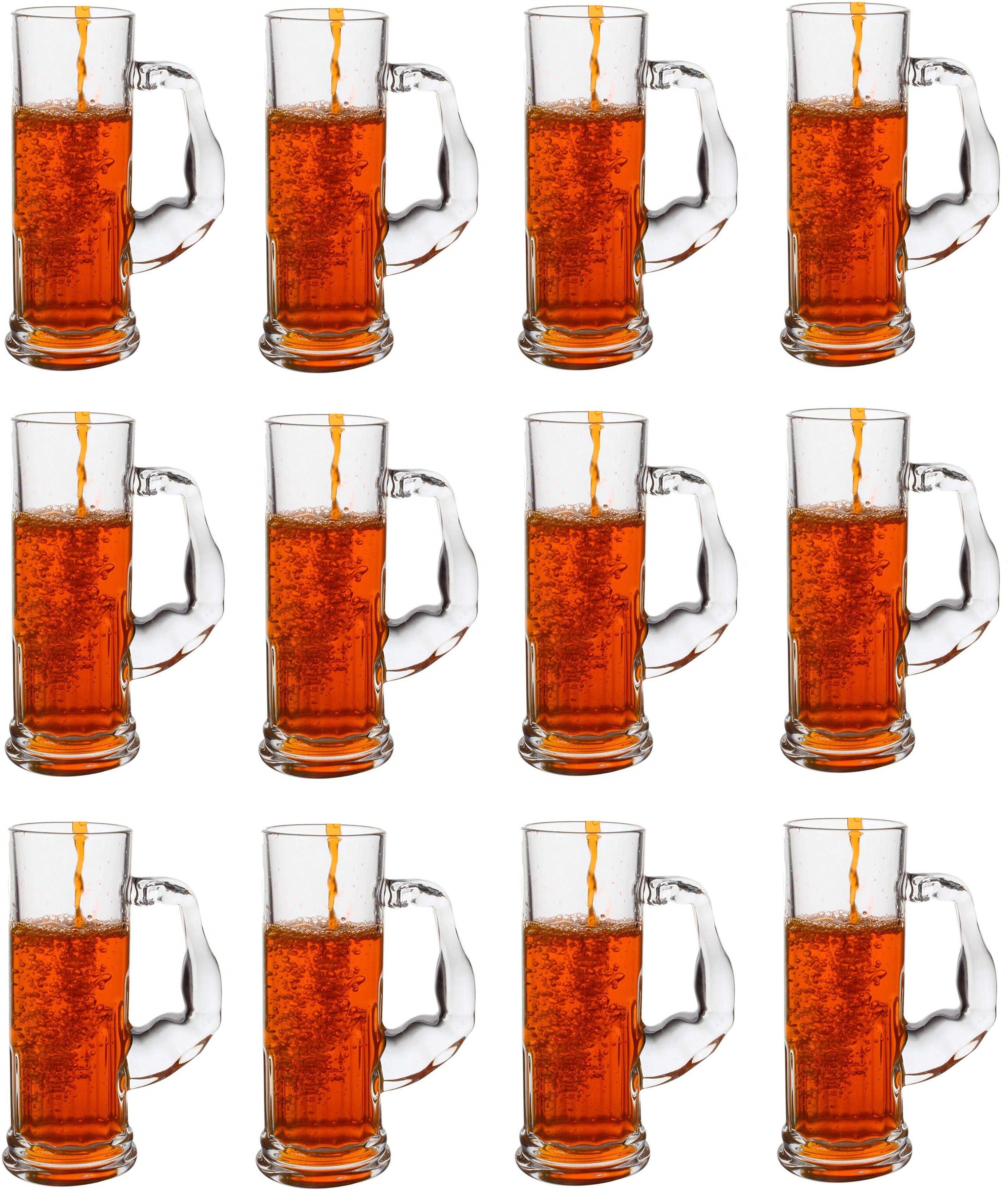     			1st Time A-73 Glass Beer Glasses & Mug 600 ml ( Pack of 12 )