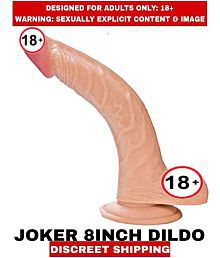 Sexual Wellness Women's Sex Toys Joker bended shapeable 8 inch dildo for Women