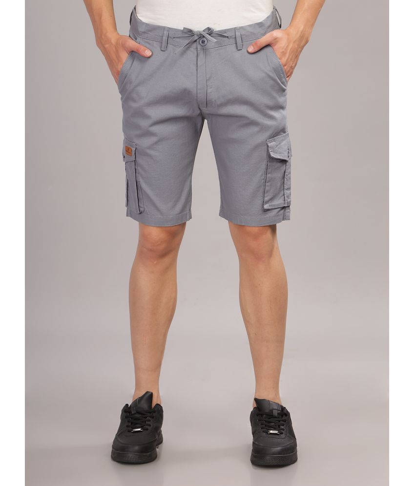    			Paul Street Blue Linen Men's Chino Shorts ( Pack of 1 )