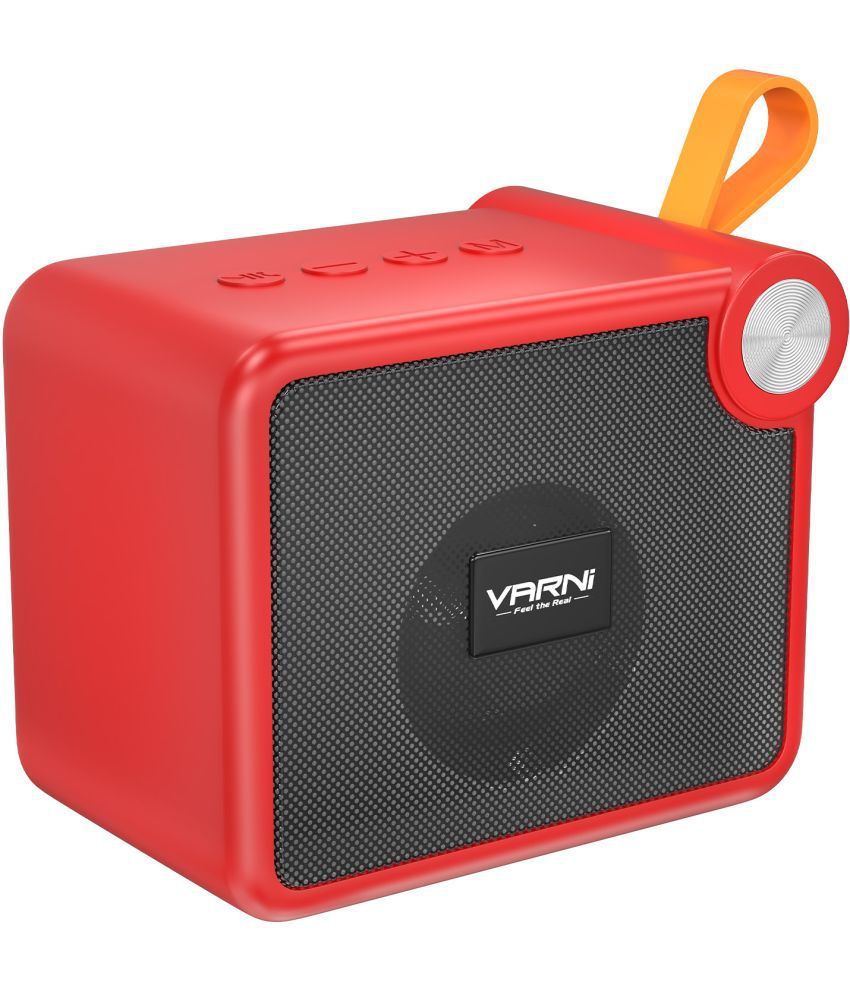     			Varni Roar 5 W Bluetooth Speaker Bluetooth v5.0 with USB,Call function Playback Time 4 hrs Red