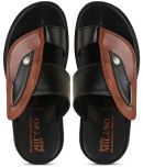 Action Black Men's Thong Flip Flop