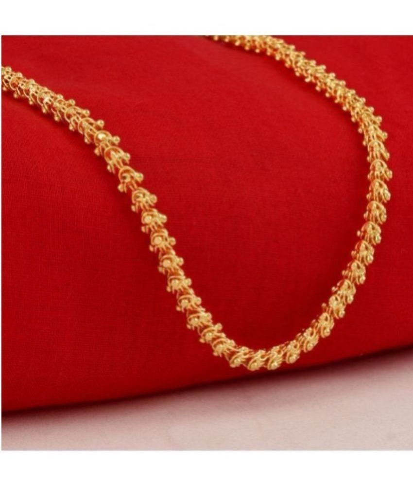     			Charms Gold Plated Chain ( Pack of 1 )