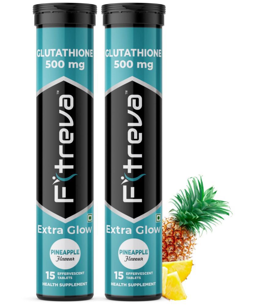     			Fitreva Glutathione 500 mg 30 Effervescent Tablets - Pineapple Flavor  (2 x 15)