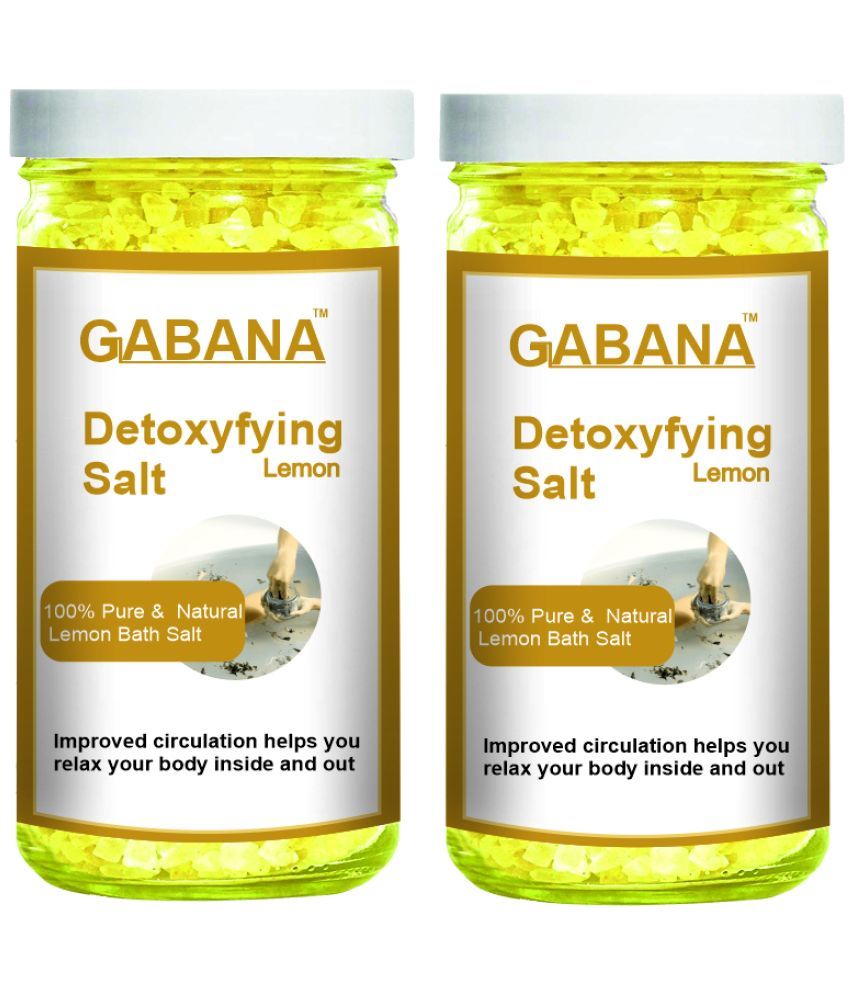     			GABANA Bath Salt Crystal Lamon bath Salt 200 g Pack of 2