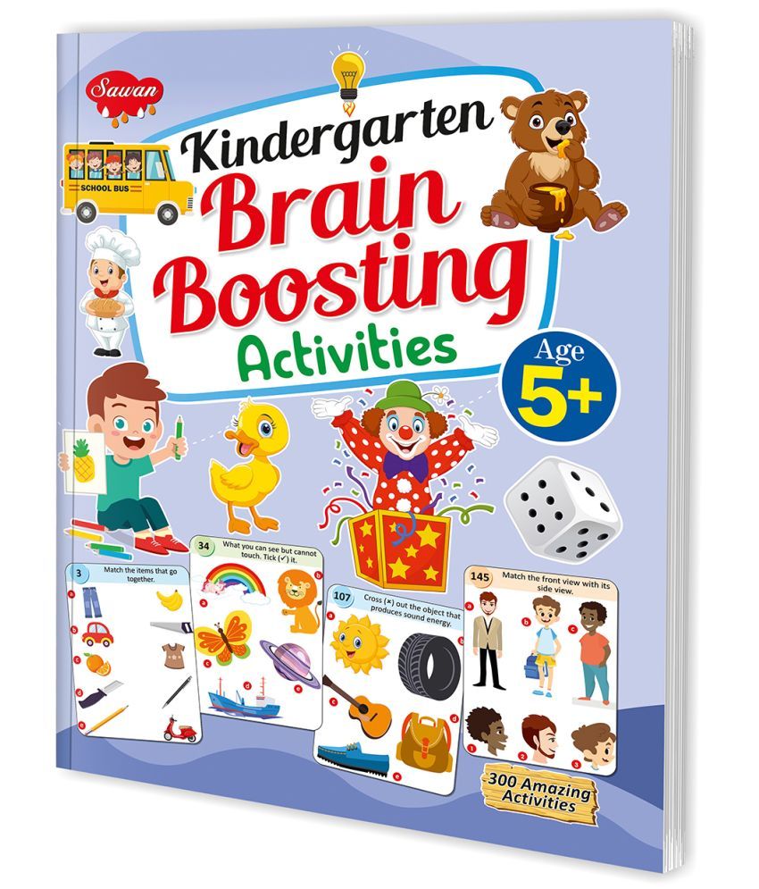     			Kindergarten Brain boosting activities book 5+ | 300 Amazing activity