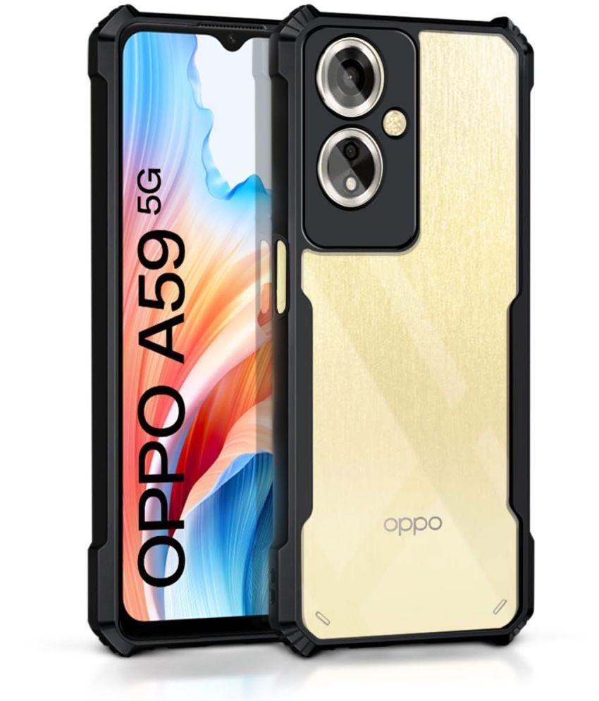     			Kosher Traders Shock Proof Case Compatible For Polycarbonate OPPO A59 5G ( Pack of 1 )