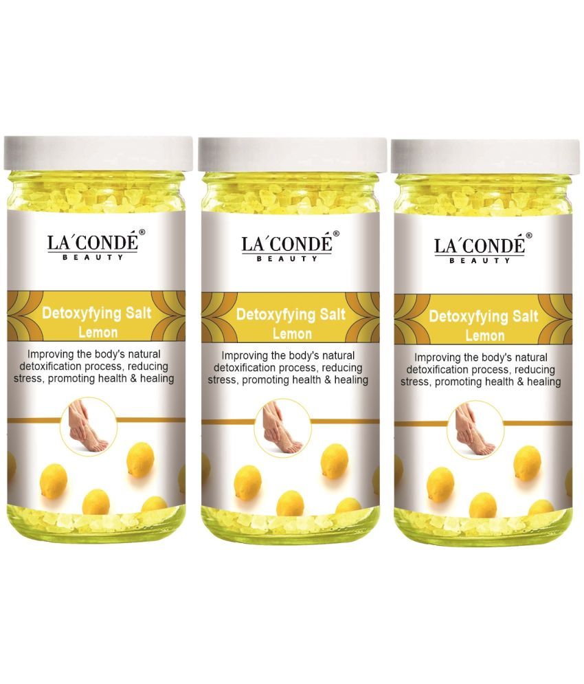     			La'Conde Bath Salt Crystal Lemon bath Salt 200 g Pack of 3