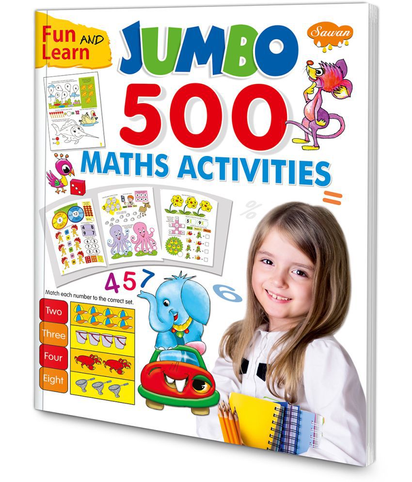     			Learn and Fun Jumbo 500 Maths Activities