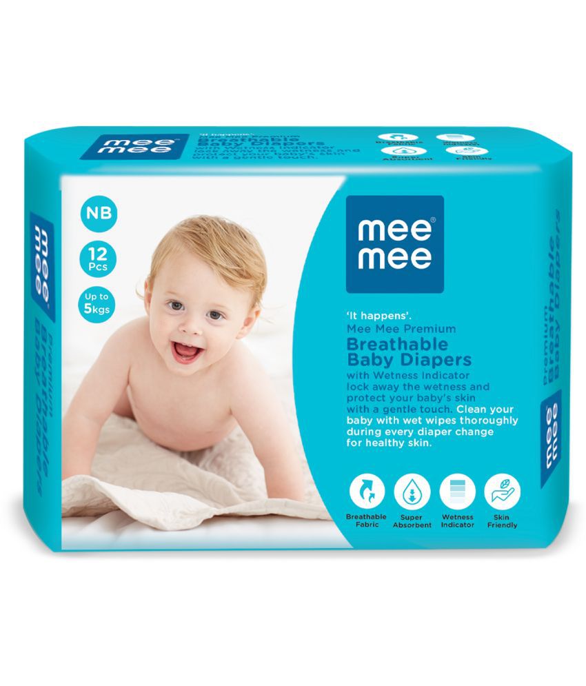     			Mee Mee New Born/XS All In One Diapers ( Pack of 1 )