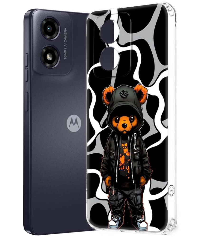     			NBOX Multicolor Printed Back Cover Silicon Compatible For Motorola G04 ( Pack of 1 )