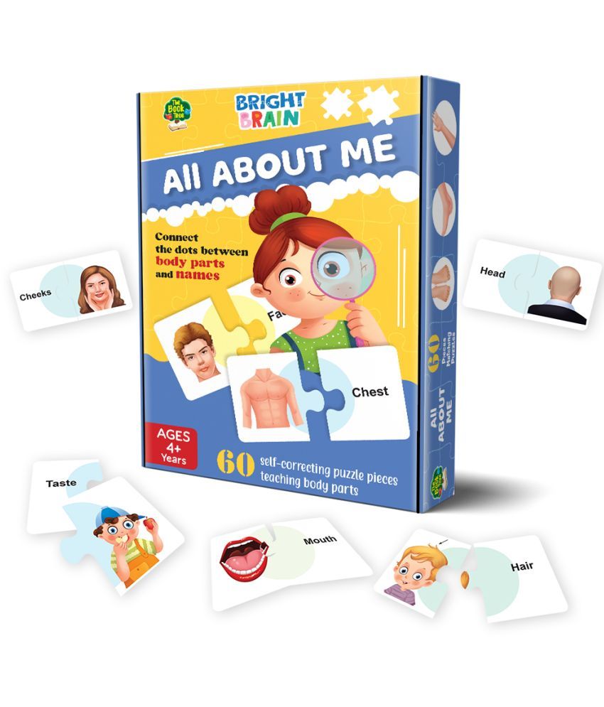     			The Book Tree My Body Puzzle – 60 Self Correcting Puzzle Pieces. Early Learning Human Body Parts Puzzle for Kids for Age 4,5,6 Years Old,Educational Toys and Games