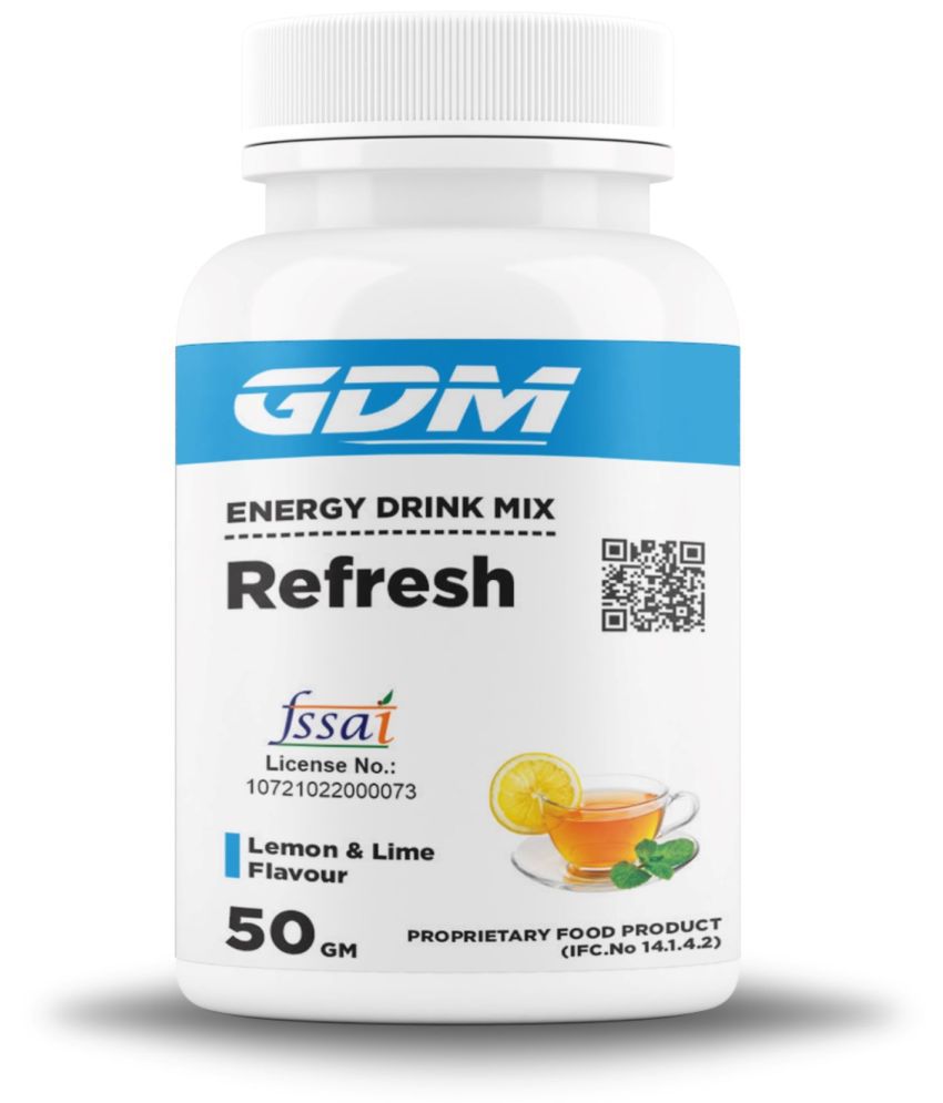     			GDM NUTRACEUTICALS LLP Refresh for Refreshment & Relaxation-Lemon &Lime 50 gm Fat Burner Powder