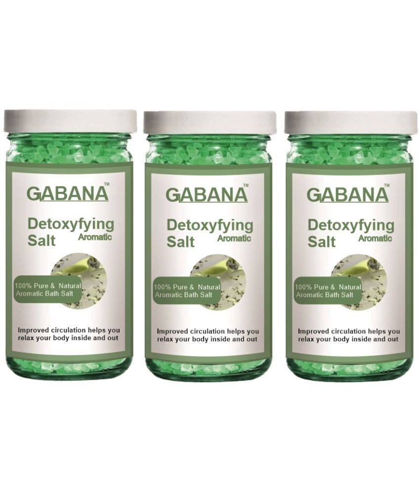     			GABANA Bath Salt Crystal Aromatic bath Salt 200 g Pack of 3