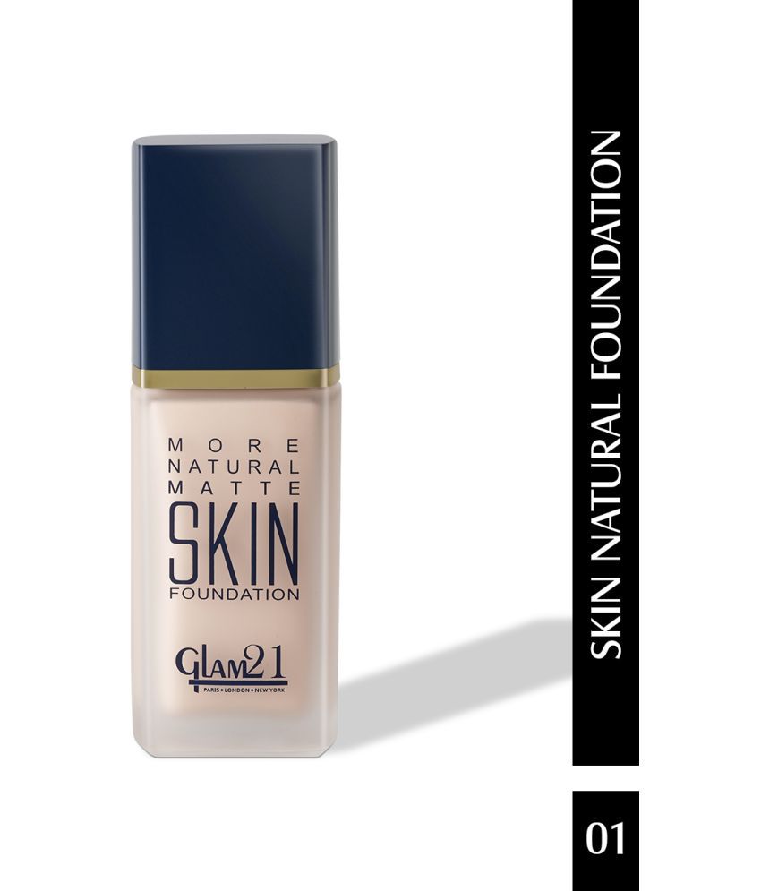     			Glam21 Skin Natural Foundation Ultra-smooth Silky Texture Lightwighted & Long-lasting 40gm Shade-01