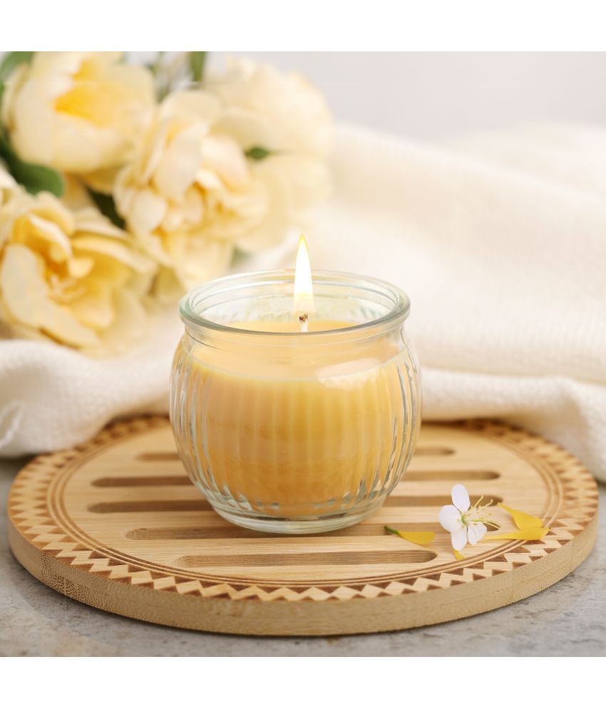     			Iris Home Fragrances Yellow Mango Sorbet Jar Candle 7.4 cm ( Pack of 3 )