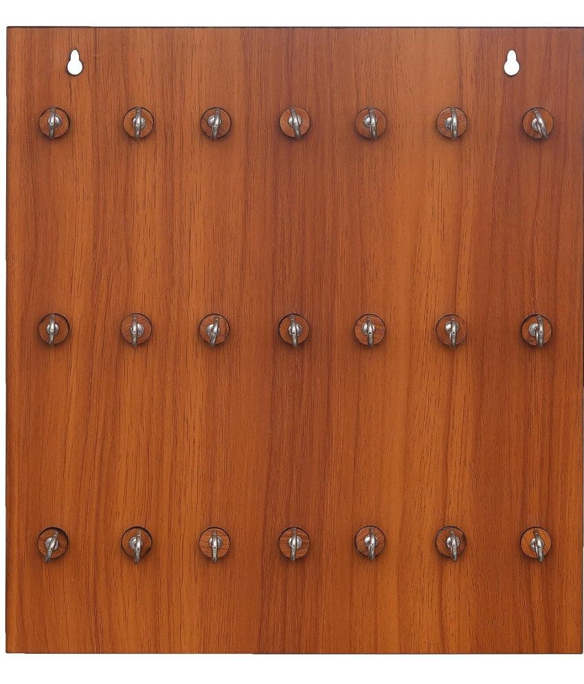     			JaipurCrafts Brown Wood Key Holder - Pack of 1