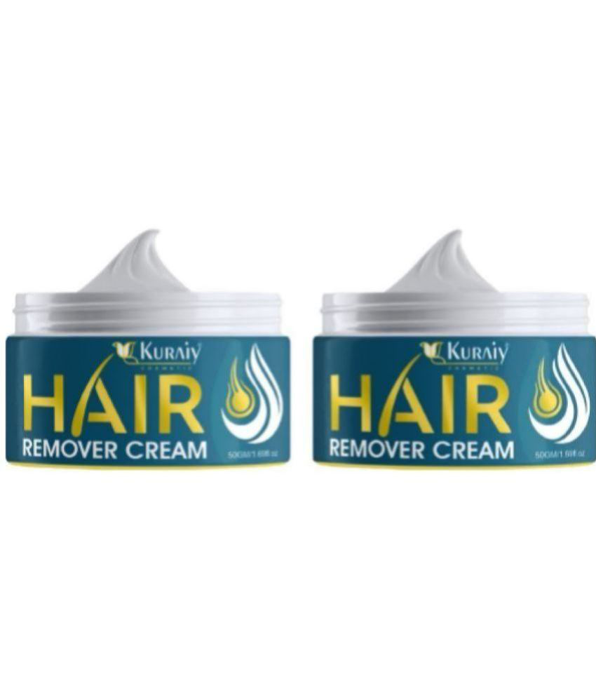     			KURAIY Natural Hair Removal Hair Removal Creams for Men & Women 50 ( Pack of 2 )