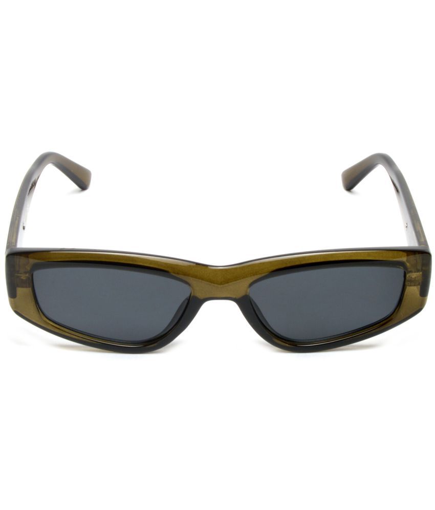     			MESPEE Olive Cat Eye Sunglasses ( Pack of 1 )
