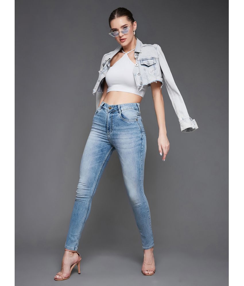     			Miss Chase - Light Blue Denim Slim Fit Women's Jeans ( Pack of 1 )