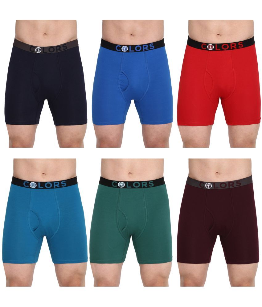     			COLORS by Rupa Frontline Multicolor Cotton Men's Briefs ( Pack of 6 )