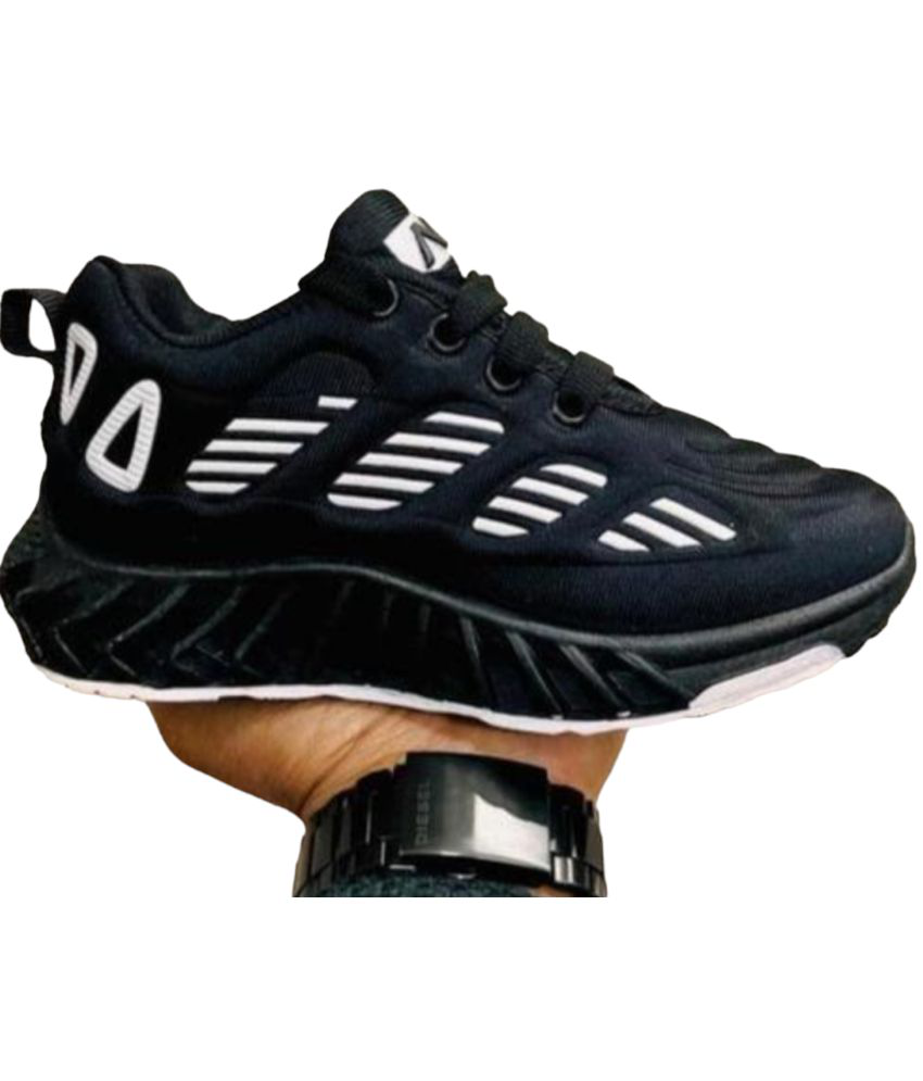     			GLOBIN - Black Boy's Sneakers ( 1 Pair )