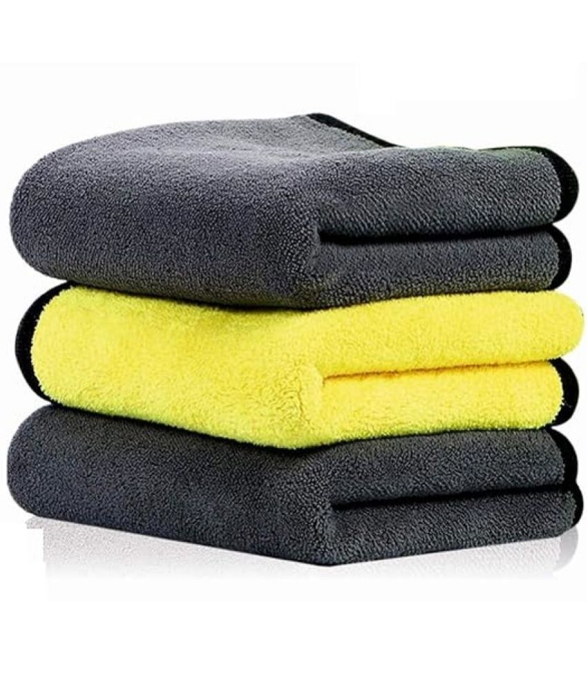     			HOMETALES Multicolor 800 GSM Microfiber Cloth For Automobile ( Pack of 3 )