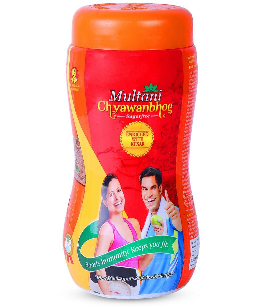    			Multani Chyawanbhog (Sugar Free) | Enriched With Kesar | | Ayurvedic Immunity Booster | Builds Strength, Stamina & Energy | 100% Ayurvedic Products | Build Immunity Naturally | 500 Gm