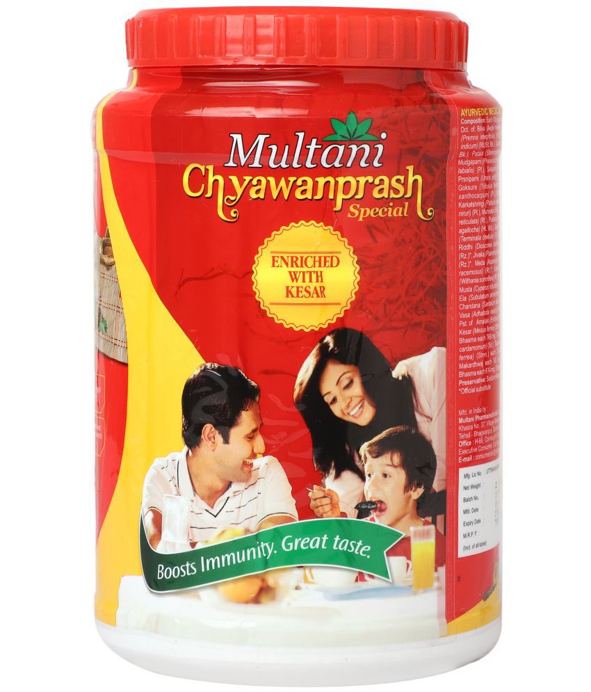     			Multani Chyawanprash Special | Ayurvedic Immunity Booster | Builds Strength, Stamina & Energy | Enriched With Kesar | 100% Ayurvedic Products | Natural Remedy To Build Immunity & Protection 2 kg