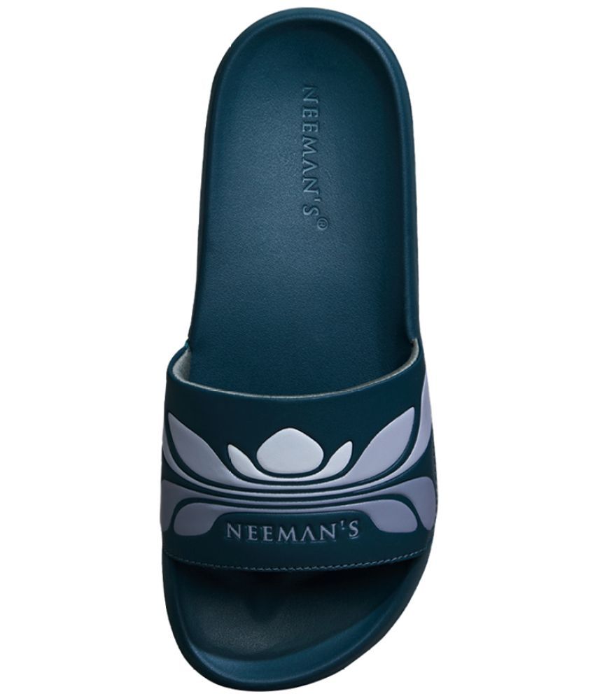     			Neemans Blue Men's Slide Flip Flop