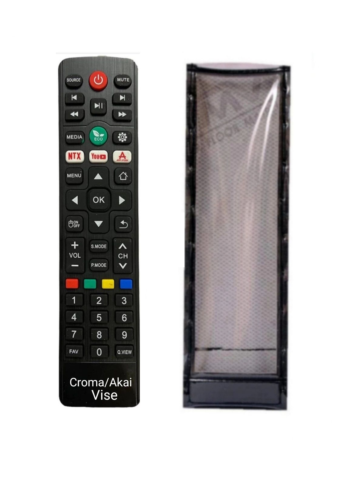     			SUGNESH C-24 New TvR-130  RC TV Remote Compatible with Croma/Akai/Vise/JVC