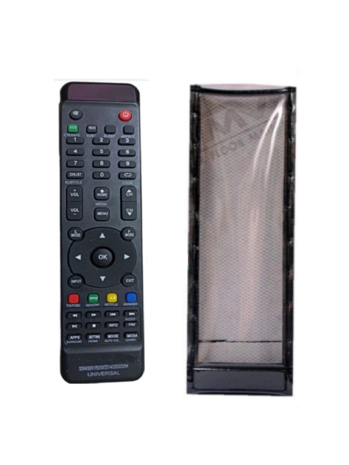     			SUGNESH C-33 New TvR-37  RC TV Remote Compatible with Intex Smart led/lcd