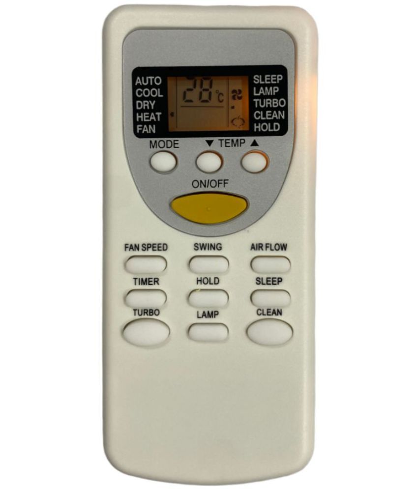     			Upix 49 (with Backlight) AC Remote Compatible with Kenstar AC